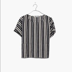 Madewell Boxy Top in Evelyn Stripe